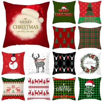 

Elk Tree Cushion Cover Pillowcase Christmas Decorations For Home Merry Christmas Ornament Gift Xmas Natal 2020 Happy New Year 21