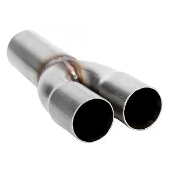 

Stainless Steel Dual 1.5'' ID Inlet Single 1.75'' OD Outlet Exhaust Merge Collector