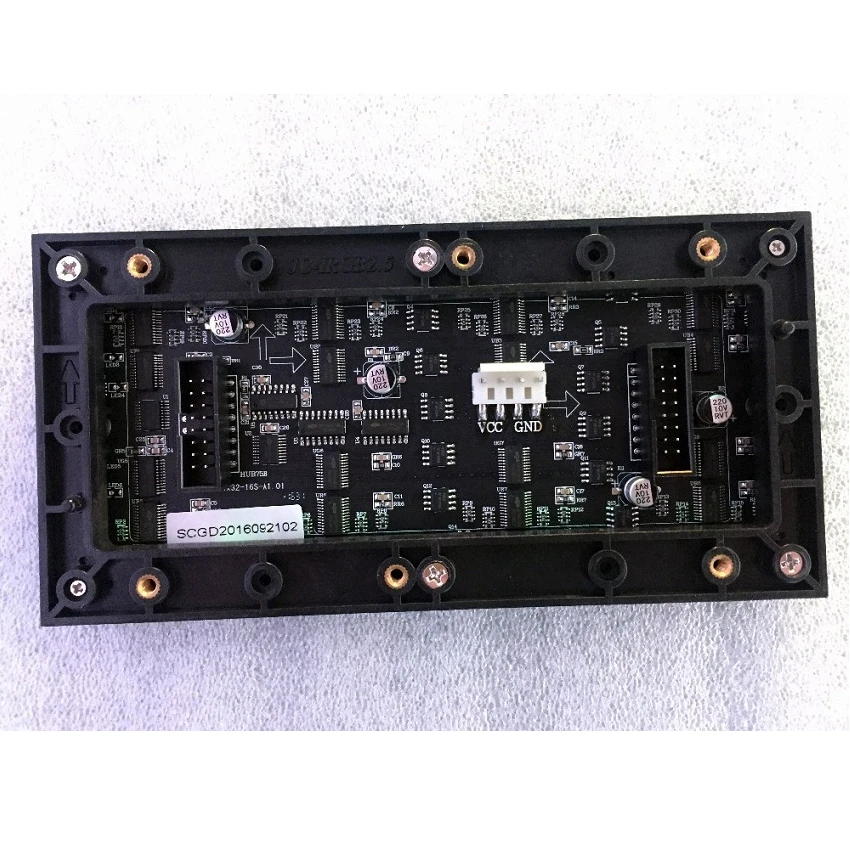 LED 디스플레이 패널, 실내 RGB SMD2121 풀 컬러 허브 75 LED 매트릭스 모듈, 160x80mm, 64x32 픽셀 ...