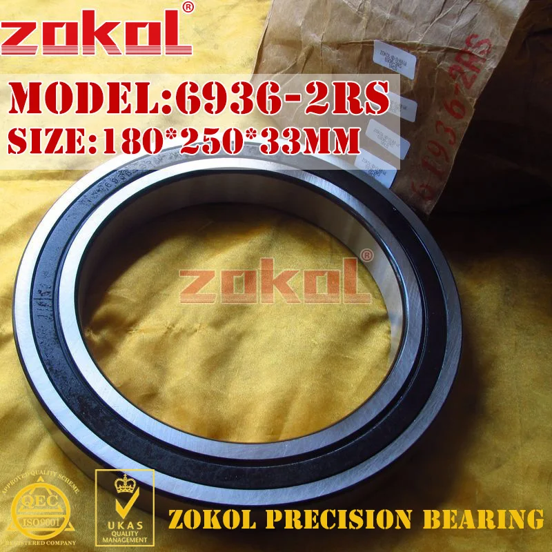ZOKOL 6930 6932 6934 6936 6938 6940 2RS Thin Deep Groove Ball Bearing High Precision