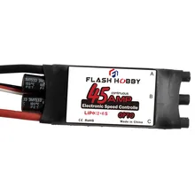 

Clearance sale Flash hobby 45A ESC airplane firmware 2-6S for Rc Airplane parts