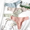 FINETOO Women's Underpants Sexy Lingerie Cotton G-String 3Pcs Panties Comfortable Thong Low-Rise Underwear Women String Intimate ► Photo 2/6