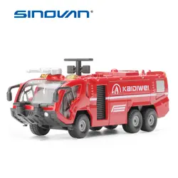 Литье под давлением пожарные автомобили высокой моделирования инженерного транспортного средства модель 1: 72 сплава пожарные игрушки