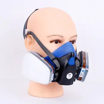 

Face recyclable Respirator Set Facepiece Defense Spray Painting Protective Cover 634B