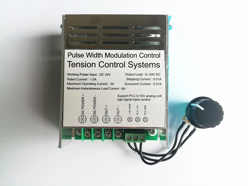 

Support PLC analog voltage 0-10V input control, DC 24 V magnetic powder clutch special brake controller