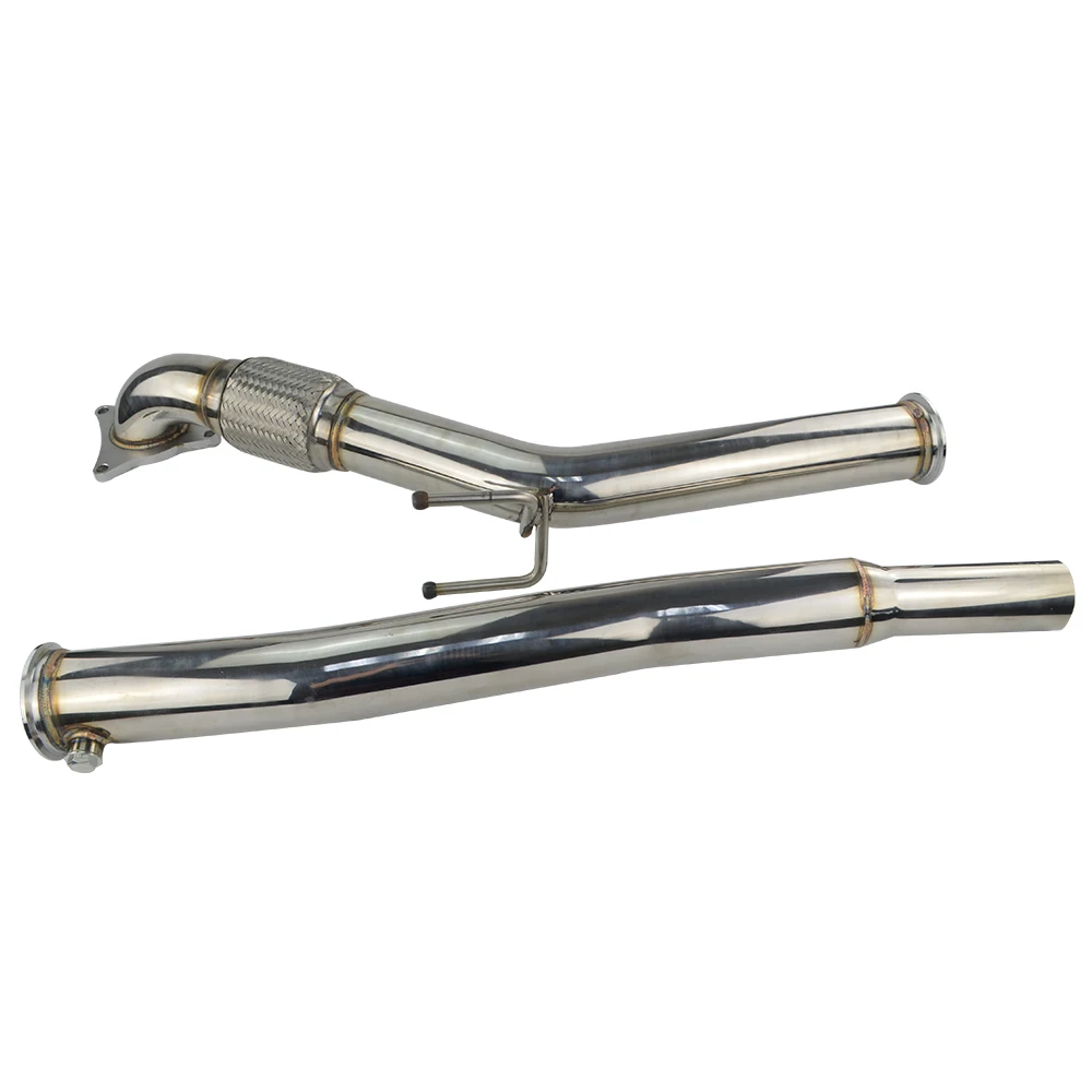 LZONE RACING выхлопная турбо труба для 06 09 VW GOLF GTI JETTA AUDI A3 2 0 T FSI Turbo Downpipe Performance MKV JR6121|lzone
