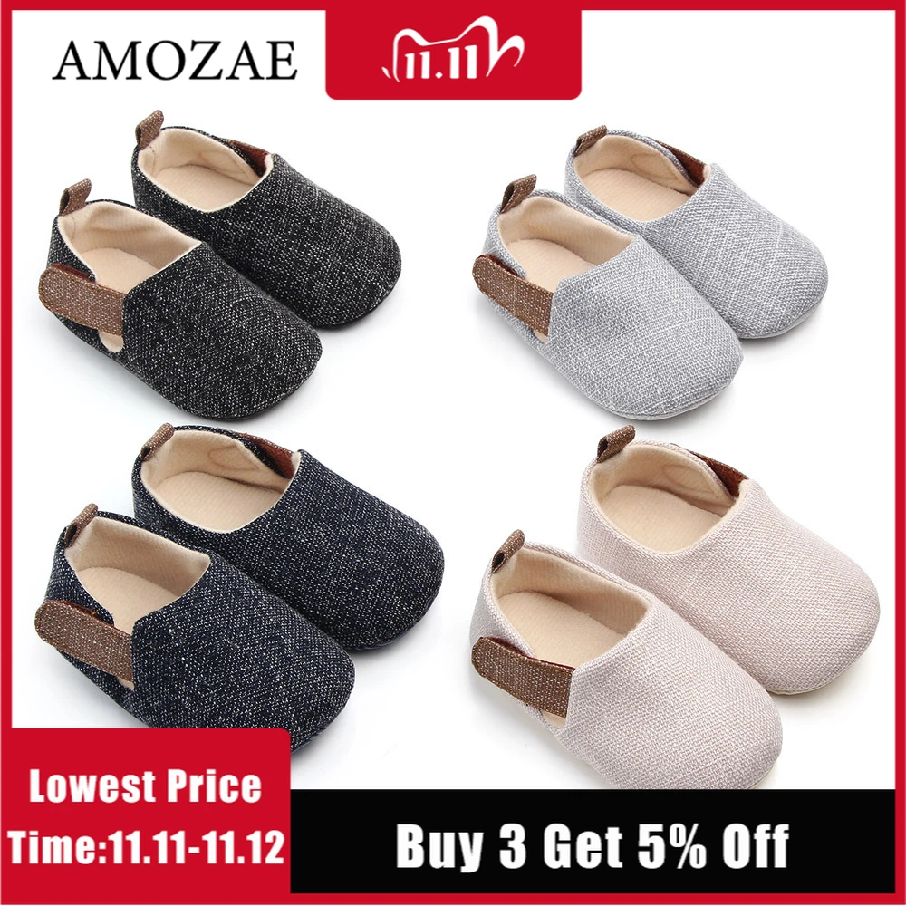Boy Plaid Shoes Toddler Booties Newborns Sole Classic Floor 0-18 Months Soft Infant Brand Crib First Walkers