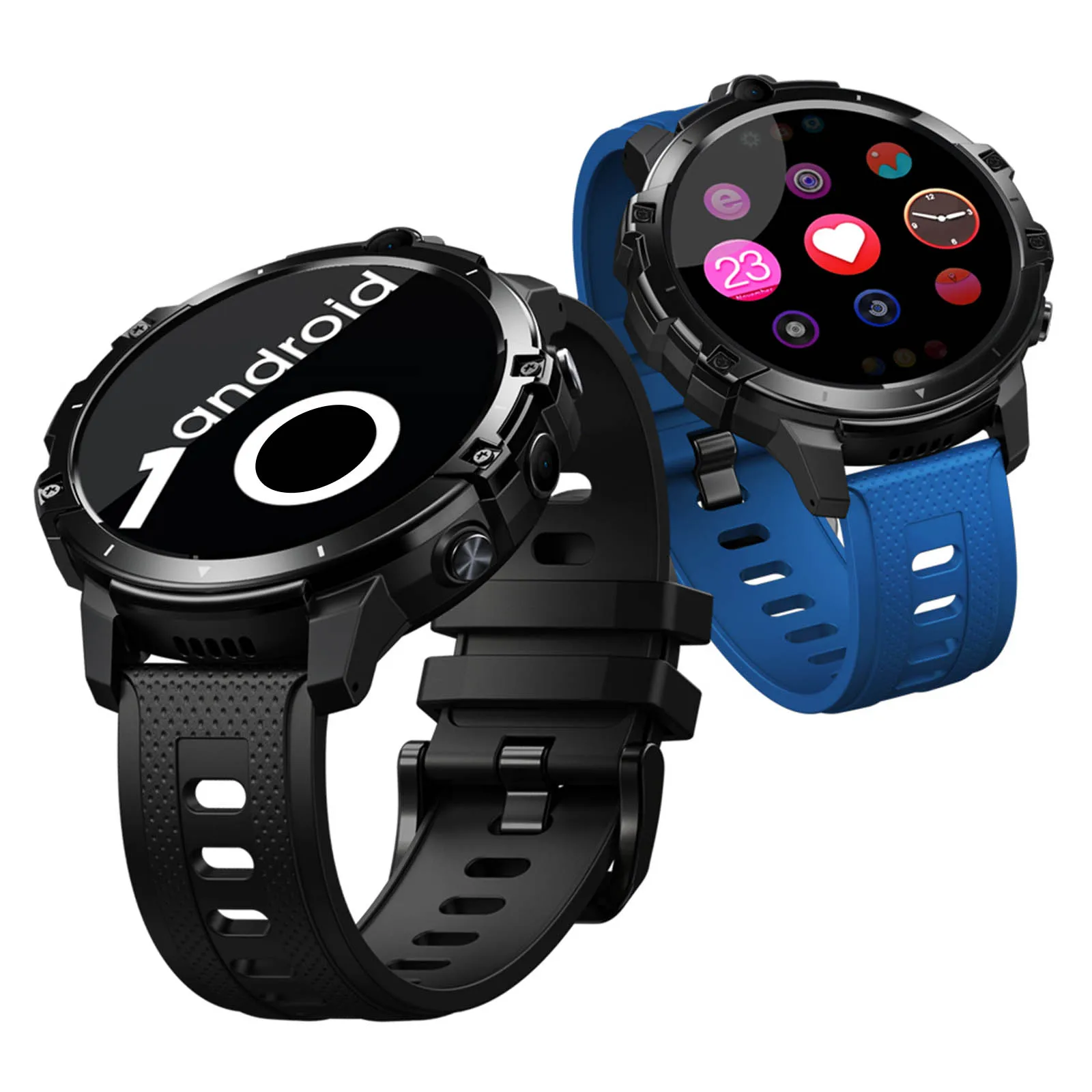 US $179.99 2020 New Zeblaze THOR 6 Smart Watch Men Helio P22 Octa Core Processor 4GB64GB Android 100 Face ID 4G LTE GPS WiFi Smartwatch