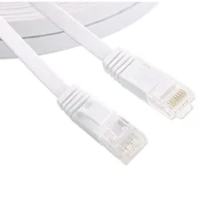Flat CAT6 Ethernet Cable RJ45 LAN Patch Cord - 30m (WHITE)