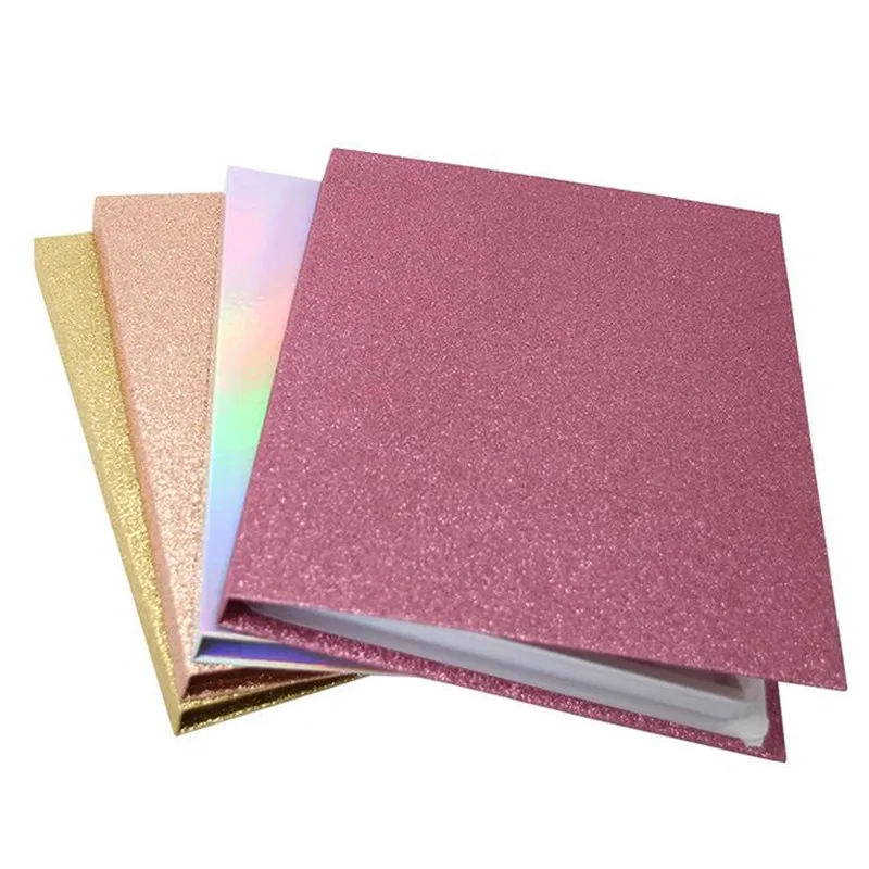 16 Pairs Fake Eyelash Display Storage Book Glitter Paper Container Travel Care Cosmetic Makeup Display 20#62 16 Pairs Fake Eyelash Display Storage Book Glitter Paper Container Travel Care Cosmetic Makeup Display 20#62
