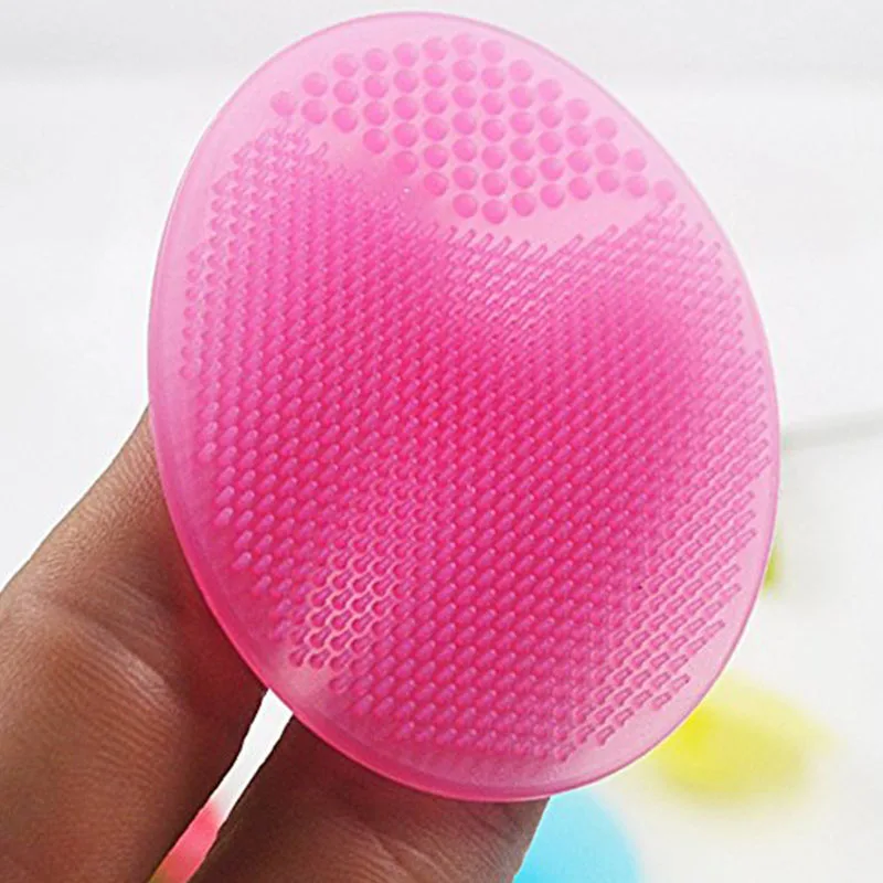 Силиконовая щетка для чистки лица, 2 минуты, продукт для мытья, водонепроницаемый, звуковая вибрация, очиститель для лица, массажер для ухода за кожей, устройство для красоты - Цвет: rose red