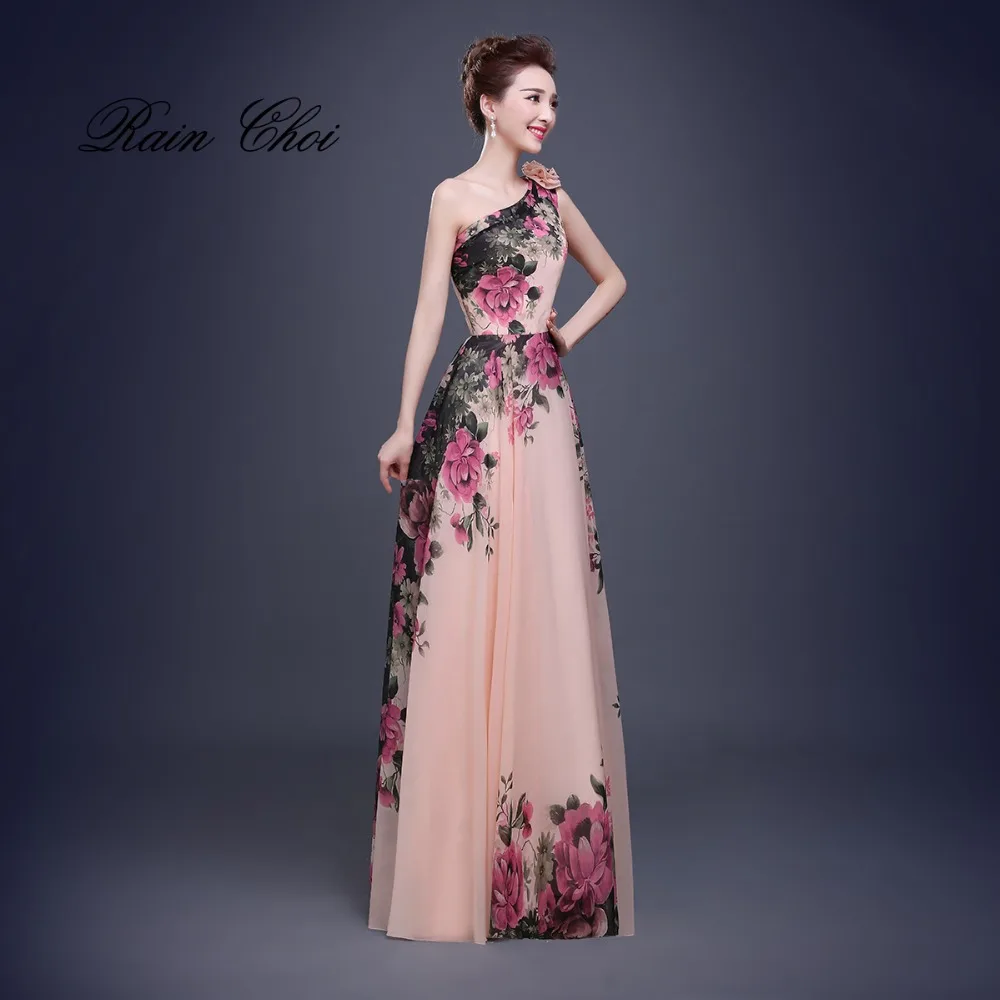 Шифоновое вечернее платье, Вечерние Платья с цветочным принтом, короткое вечернее платье, Robe De Soiree