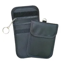 Горячая RFID автомобильный экранированный Ключ RFID ключ Обложка анти-сканирование держатель карты с кольцом для ключей