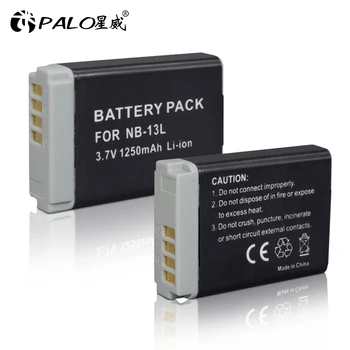 

PALO 1250mAh NB-13L NB13L NB 13L Digital Camera Battery For Canon G7 X Mark II G7X PM165 G5 X G5X G9 X G9X SX620 SX720 HS
