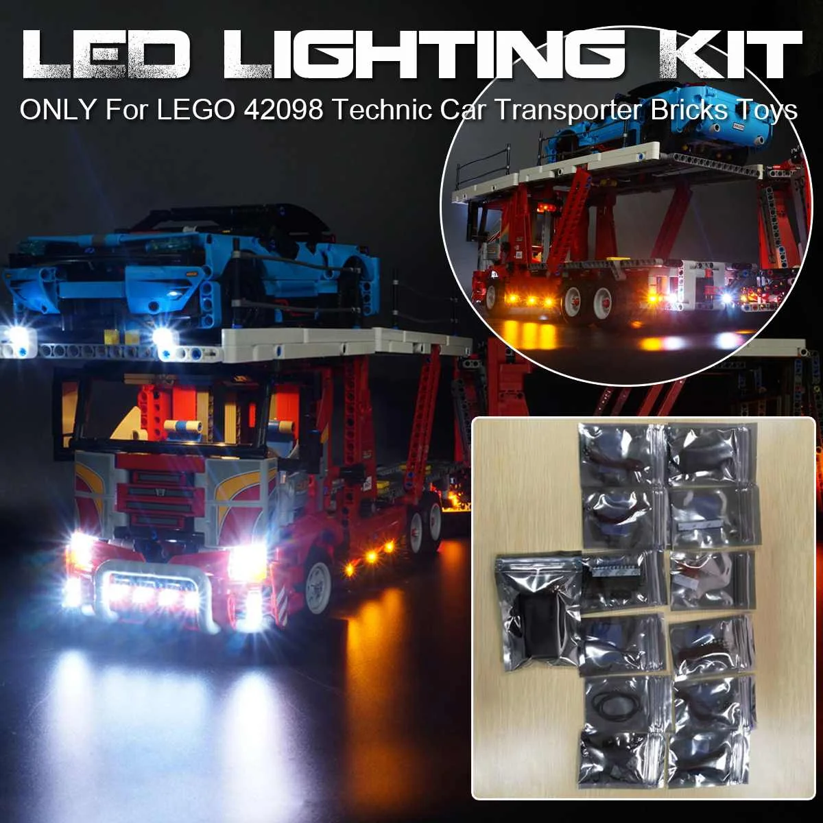 lego technic 42096 car transporter