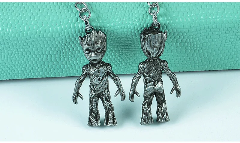 Strongwell Baby Groot связка ключей металлическое дерево фигурка мужчины Marvel кукла Грут галактика Мстители Украшение Фигурка ребенок мультфильм