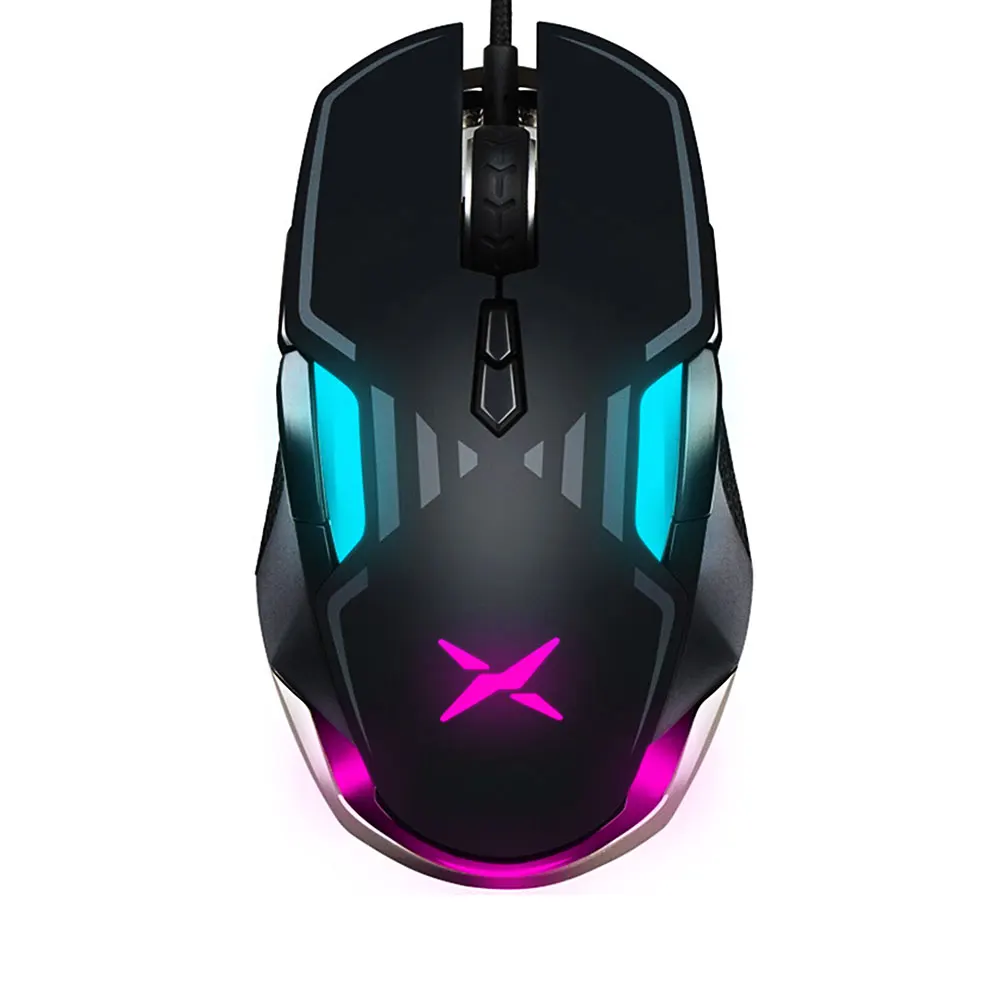 Вертикальная мышь Delux M628 USB Проводная Мышь RGB Эргономика Opitical Mice16000DPI Регулируемый