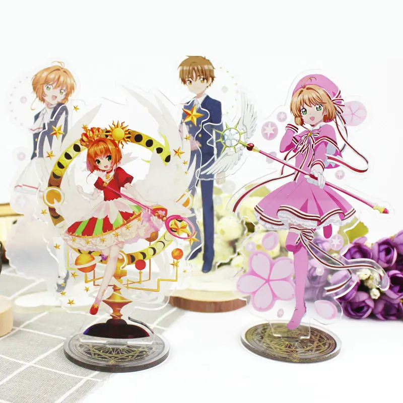 

Cardcaptor Sakura KINOMOTO SAKURA DAIDOUJI TOMOYO KERO Anime Action Figure Toy Acrylic Decorative Ornaments Creative Gift