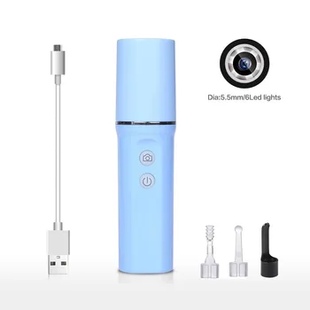 

HD 720P Wifi Ear Spoon Otoscope Integrated 5.5mm Wireless Medical Safe Ear Pick Camera Endoscope P9