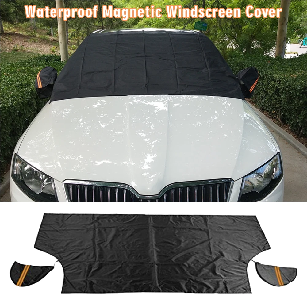 

Windscreen Cover Waterproof Shield Car Magnetic Frost Snow Ice Winter Dust Full Protection Side Mirror Truck Window Sunshades