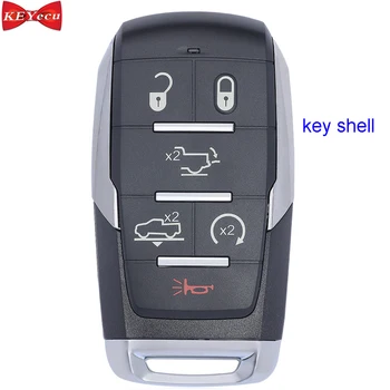 

KEYECU for Ram 1500 Limited 2019 2020 Smart Remote Shell Case Fob Housing for OHT-4882056