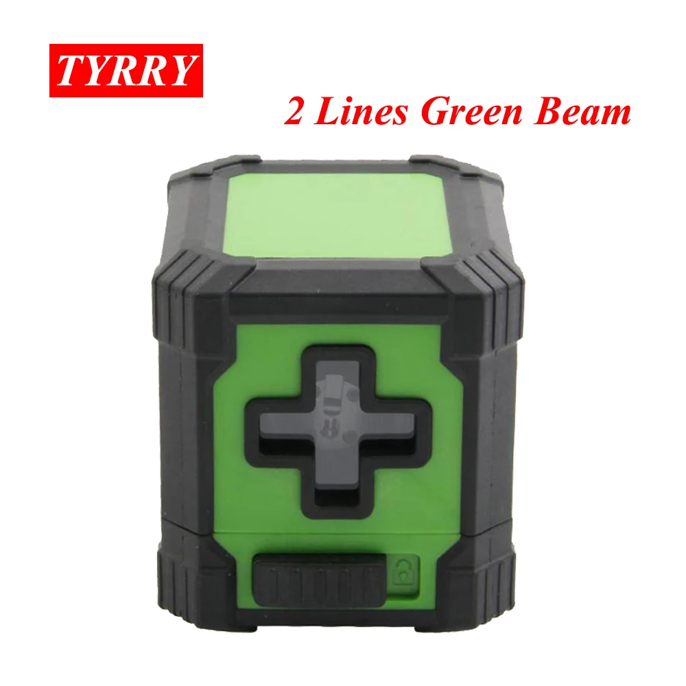 

Mini Cross Green line Laser Level Meter 2 line Horizontal and Vertical Green laser level line green beam level laser meter