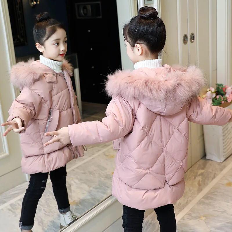 baby pink winter coat