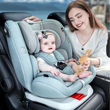 Детское автомобильное безопасное сиденье, От 6 месяцев до 12 лет, спальное, откидывающееся, универсальное сиденье, вращение на 360 градусов, двусторонняя установка, детское кресло