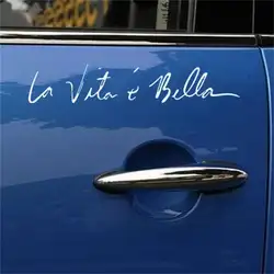 Нет La Vita e Bella Светоотражающие буквы наклейки для автомобиля s полное тело автомобиля голова Стайлинг стикер