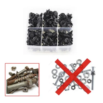 

500*Car Door Panel Fenders Bumper Rivet Retainer Push Pin Clips Trim Fastener Durable And Long Life
