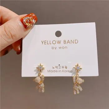 

Fashion Sweet Simple Earrings Party Bohemian Earrings For Women Statement Trendy Crystal Star Women Dangle Earrings