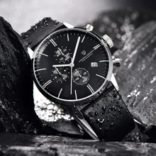 

PAGANI DESIGN New Top Brand Luxury Mens Watches Waterproof Quartz Watch Genuine Leather Japanese VK67 Movement Relogio Masculino