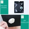 1Pcs Black Mouth Mask with Breath Value Breathing Face Mask Dust Cotton Mask Washable and Reusable for Man Woman Outdoor 4