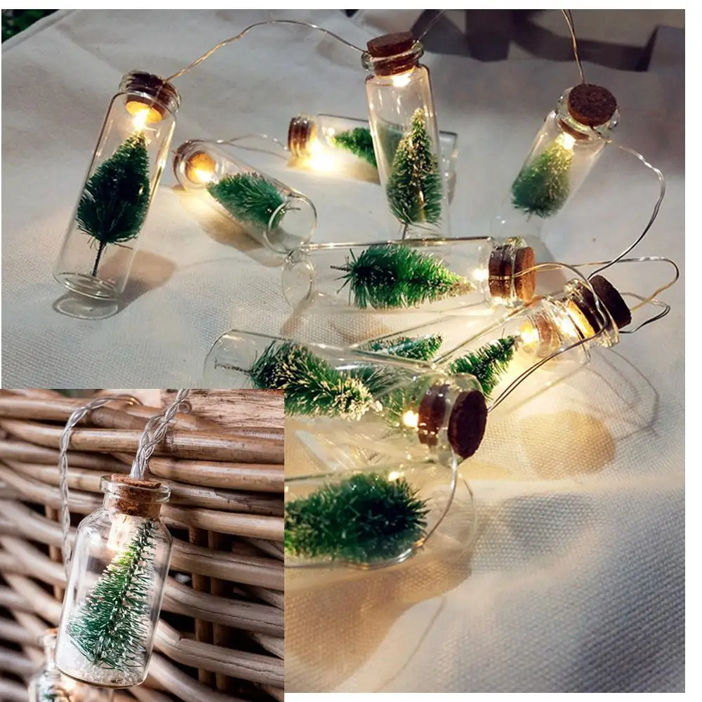 

1.5M/2M/3M Fairy Garland LED String Lights Wishing Bottle Shape Luces Led Decoracion Waterproof For Christmas Wedding Home Decor