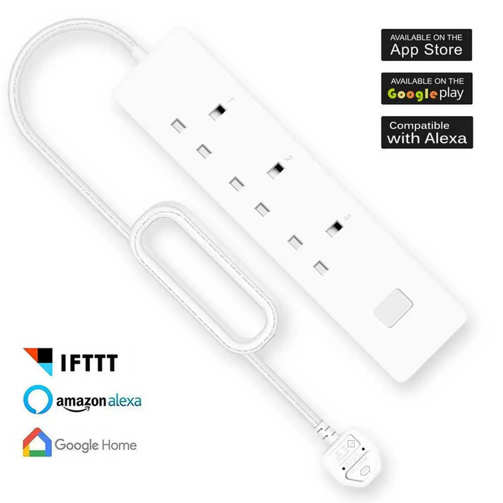 Teekar Wifi Smart power Strip 3 розетки EU с 2 usb-портами для зарядки приложение для синхронизации Голосовое управление работает с Alexa Google Home