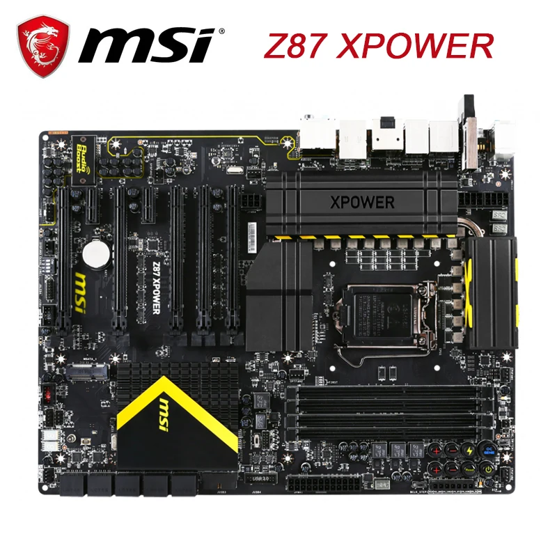 Материнская плата для ПК MSI Z87 XPOWER LGA 1150 DDR3 Intel Z87M десктопная материнская SATA III USB3.0 PCI