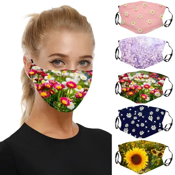 

2PC Universal Face Mask Outdoor Dust-Proof And Smog-Washable Mask For Adults Breathable Comfortable Windproof Earloop Mouth Mask