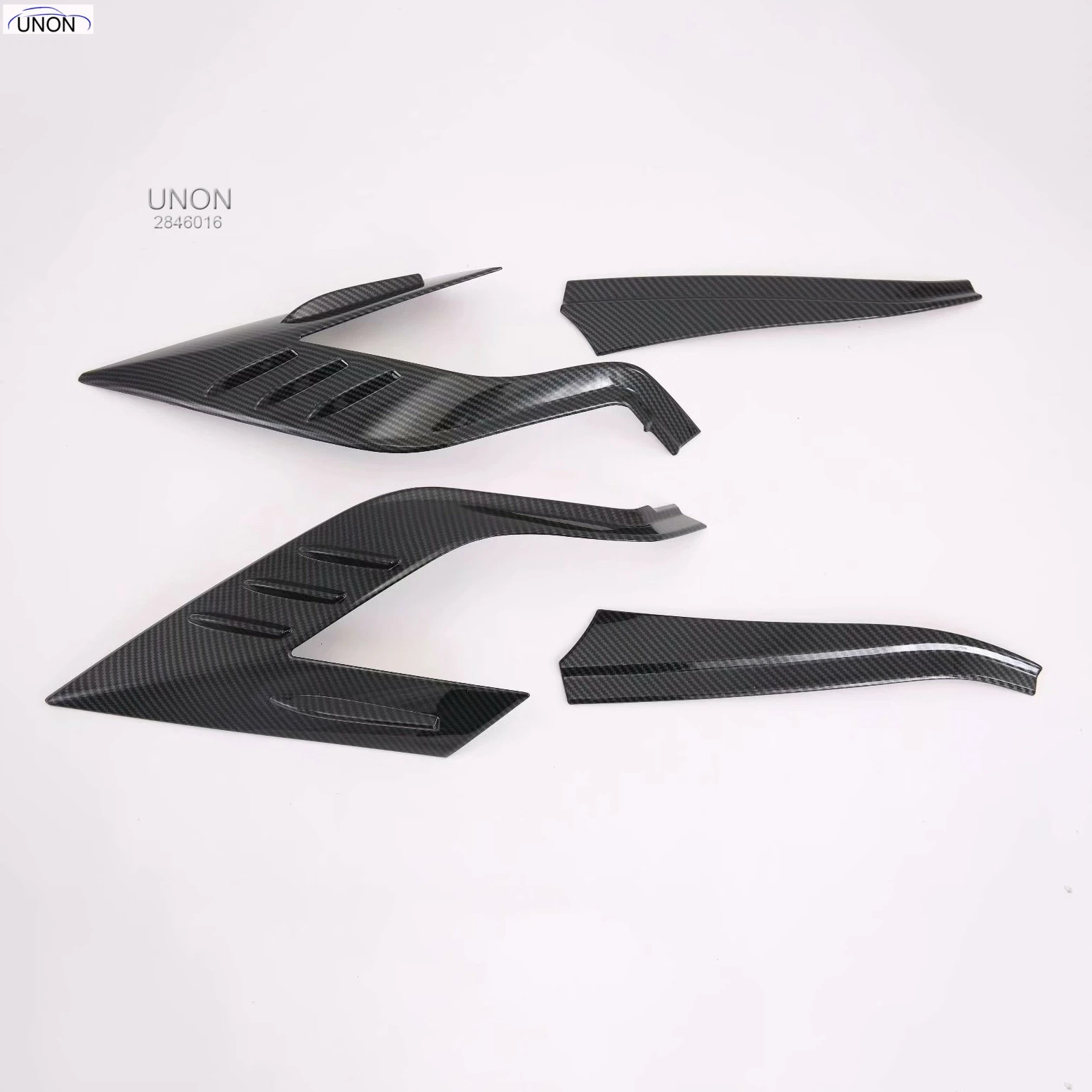 Carbon fiber 4pcs Автомобильные аксессуары, задний светильник, декоративная рамка, 4 шт. для Toyota RAV4 XA50+(ABS - Цвет: Carbon fiber 4pcs