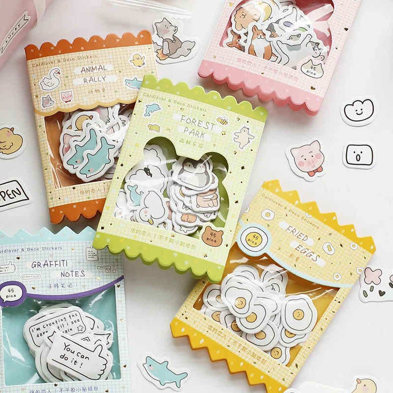 Cute Animals Stickers Japanese Kawaii Stickers DIY Stationary Daily Decorat C1G6 Cute Animals Stickers Japanese Kawaii Stickers DIY Stationary Daily Decorat C1G6