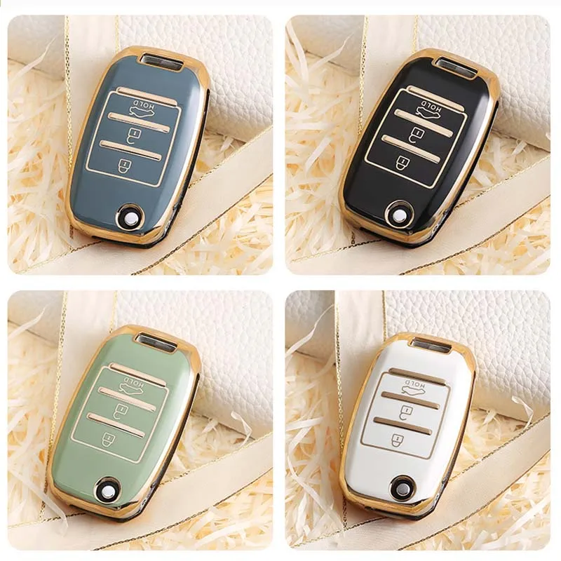 New Soft TPU Car Key Case Cover Shell per Kia Sportage 3 4 Rio QL Ceed Cerato Sorento K2 K3 K4 K5 accessori Auto portachiavi 6 New Soft TPU Car Key Case Cover Shell per Kia Sportage 3 4 Rio QL Ceed Cerato Sorento K2 K3 K4 K5 accessori Auto portachiavi - H6f44680f575c4c999aee69c5f842b7daW