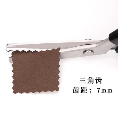 

Stainless Steel Household Cloth Pattern Lace Scissors Triangle Sawtooth Arc Dog Teeth Paper Cutting Leather Cloth Plastic