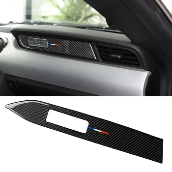 

1* Dashboard Cover Trim Co-Pilot For Ford Mustang 2015-2019 Decor High Quality