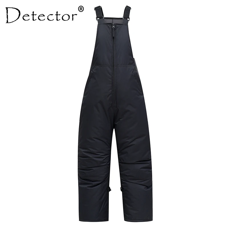 Detector/Детские теплые лыжные штаны для девочек; ветрозащитный водонепроницаемый лыжный комбинезон; дышащие штаны для сноуборда для мальчиков; зимние комбинезоны с подтяжками