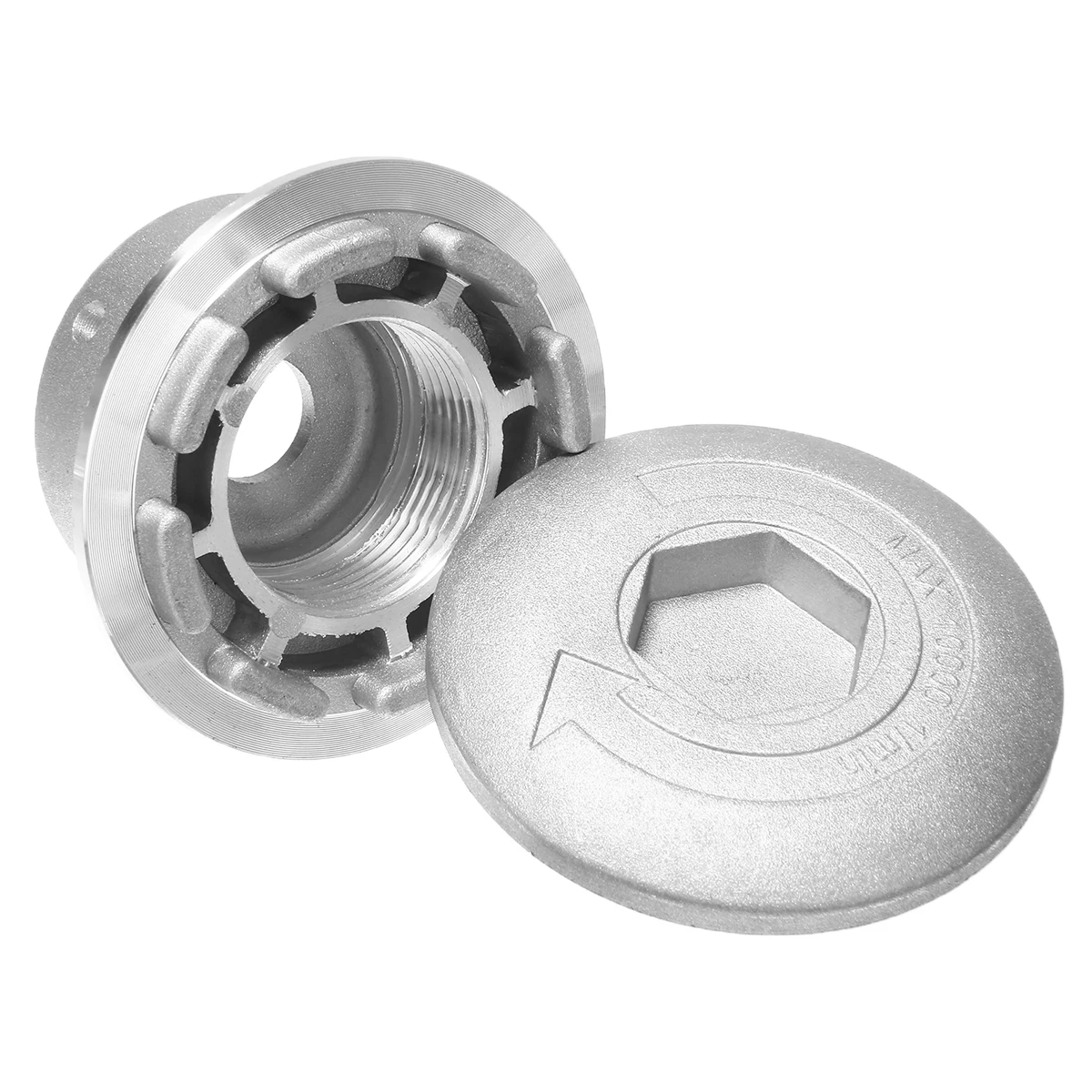 New Aluminum Trimmer Head Silver Aluminum Trimmer Head Brushcutter Universal 139/GX35 Lawn Mower Cutting Head