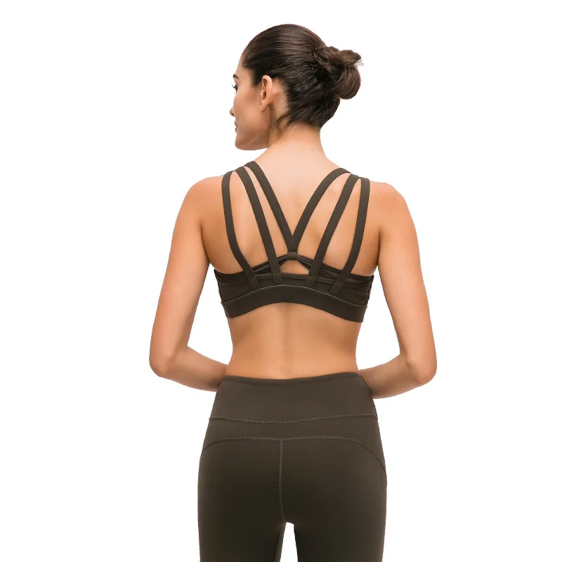 Smooth Sweat-wicking Free To Be Moved Sports Bra for Women Gym Four-way Stretch With a Cool Yoga Bras Push up Fitness Bra Top