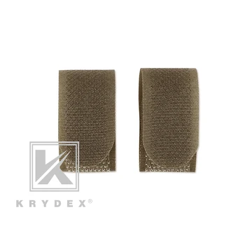 

KRYDEX Hook & Loop Cable Management Strap Locker Organizer For Plate Carrier Vest Backpack Chest Rig Cable Webbing 2PCS/Set CB