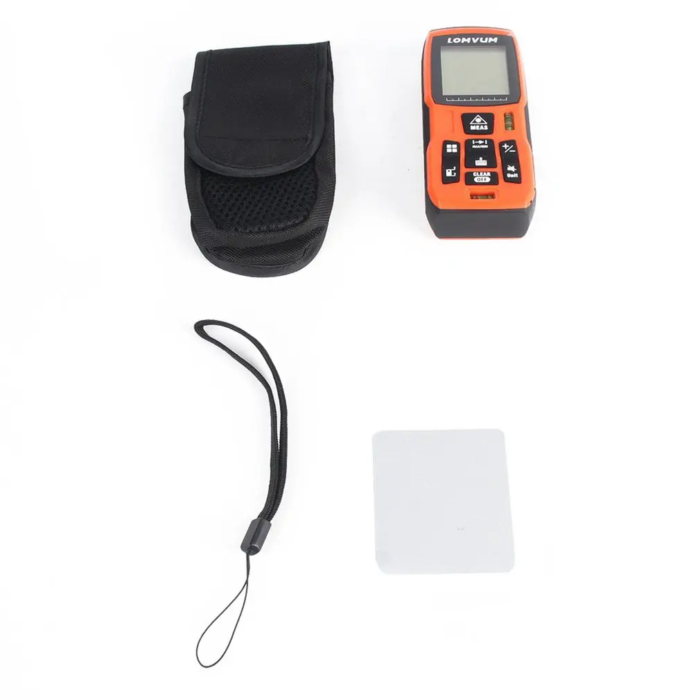 

Portable Handheld Digital Laser Rangefinder Distance Meter Measure Tape 40m Range Finder Area Volume Measure Diastimeter