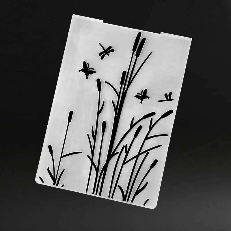 Dragonfly / butterfly Embossing plates Design DIY Paper Cutting Dies Scrapbooking Plastic Folder | Дом и сад