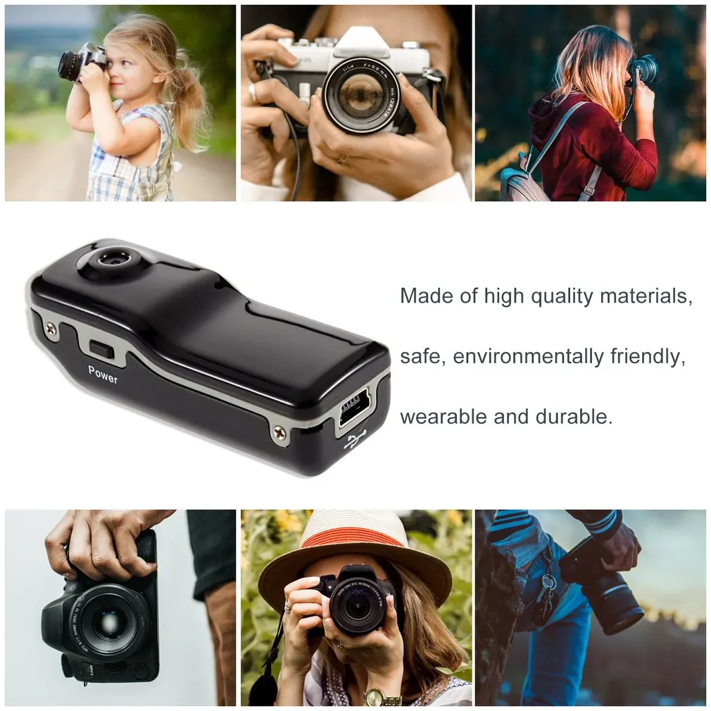 MD80 Мини видеокамера Поддержка Net-camera Mini DV запись камера Поддержка 8G TF карта 720*480 запись видео Cam