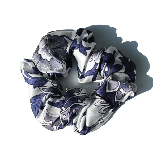 Luxurious 100% Pure Mulberry Silk Large Hair Scrunchies